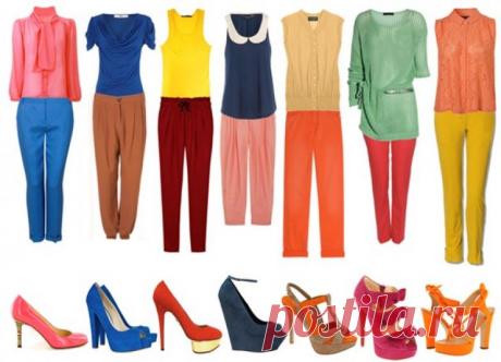 Шпаргалка по правильному сочетанию цветов:
