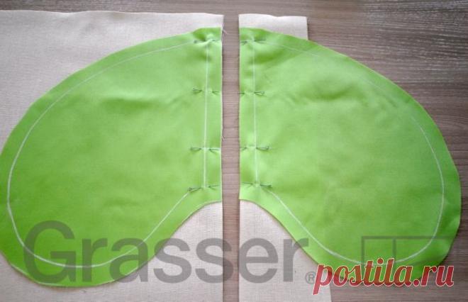 Технология пошива: обработка кармана в шве с припусками вразутюжку. | Бюро GRASSER