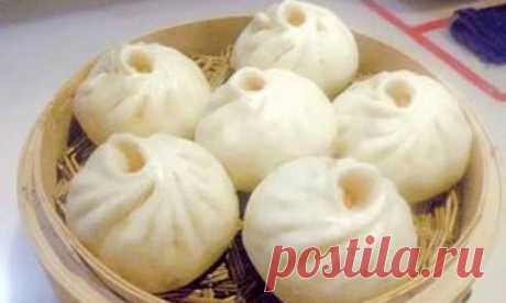 #Китай#кухня#пирожки#начинка
Паровые пирожки с разными начинками