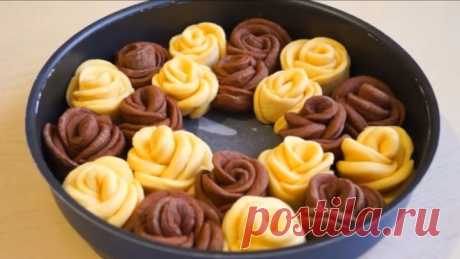 Вкусный сдобный пирог &quot;Дикая роза&quot;! Бесподобный рецепт!