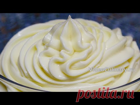 Сливочный заварной Крем Пломбир  - Авторский рецепт канала Рецепты Бабушки Эммы