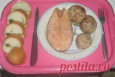 Рыбный ужин ( сковорода гриль-газ) - пошаговый рецепт с фото