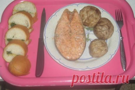 Рыбный ужин ( сковорода гриль-газ) - пошаговый рецепт с фото