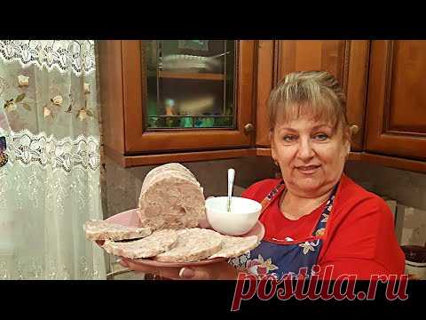 Кладу мясо из рульки в бутылку - получаю КОЛБАСУ (ЗЕЛЬЦ). Дёшево. Вкусно! Sausage in a bottle!