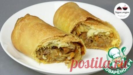 Рулетики с капустой и мясом "Любимые" - кулинарный рецепт