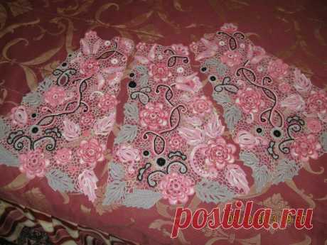 (2) Irish & Bruges Crochet Lace
