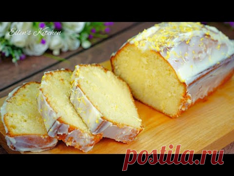 Один лимон и 5 минут 🍋 Лимонный кекс, который тает во рту!