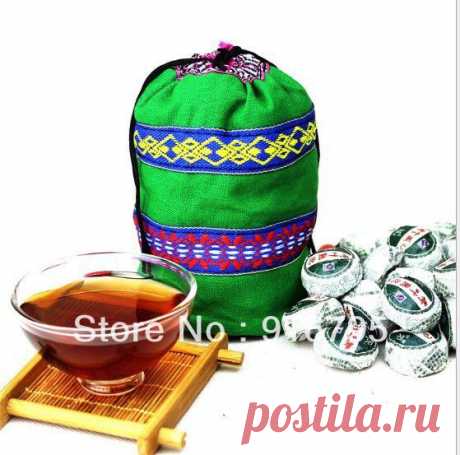 Universe of goods - Buy &quot;Free Shipping! 50pcs gift bag mini Puer Tea, Pu'erh, Yunnan menghai puer tea promotion bags china tea cooked raw tea weight lose&quot; for only 16.90 USD.