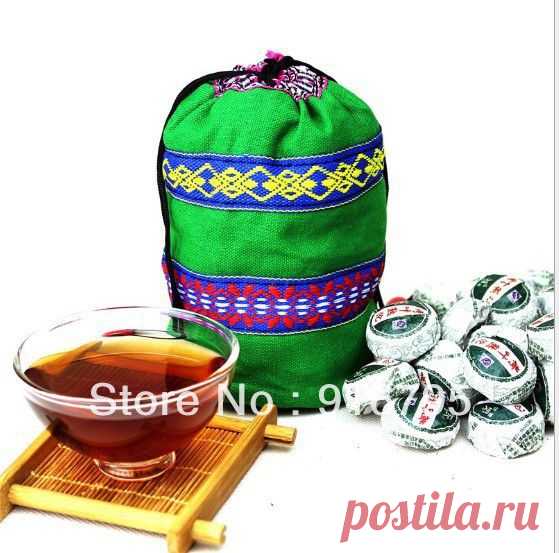 Universe of goods - Buy "Free Shipping! 50pcs gift bag mini Puer Tea, Pu'erh, Yunnan menghai puer tea promotion bags china tea cooked raw tea weight lose" for only 16.90 USD.