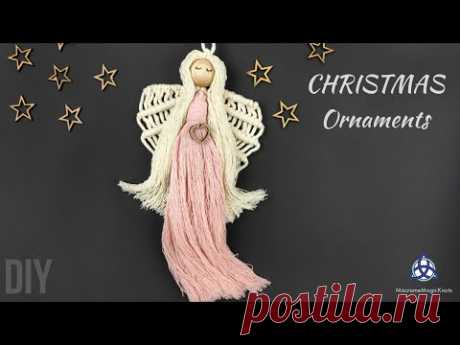 Macrame Angel Tutorial | DIY Christmas Ornaments - YouTube
