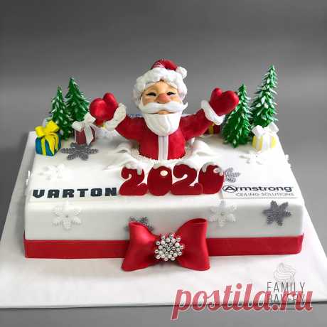 Торт На Новогодний Корпоратив Компании (На Заказ) В Москве с Доставкой