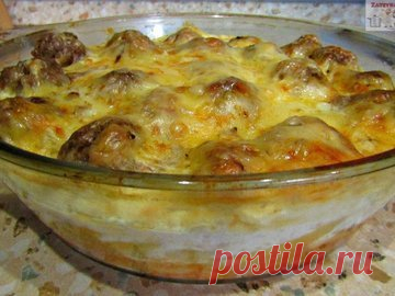 Макароны с мясными фрикадельками в духовке - простой и вкусный рецепт с пошаговыми фото