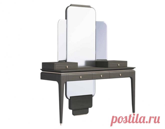 Туалетный столик из массива дерева с зеркалом – дуб + МДФ купить по цене 111 470 руб. в Москве — интернет магазин chudo-magazin.ru