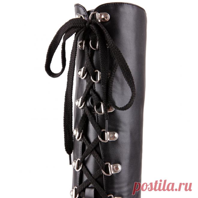 boot mens shoes Picture - More Detailed Picture about 2015 British Style Plus Size Rock Platform Punk Lace Up Wedge Zipper White Black Winter Autumn Lace Up Thigh High Boots Shoes Picture in Women's Boots from yun yun store | Aliexpress.com | Alibaba Group