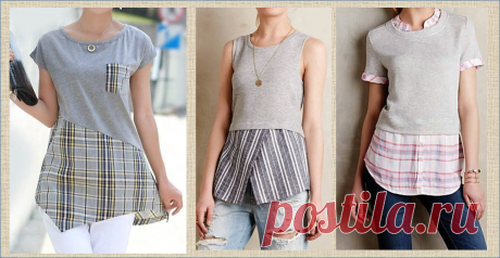 100 примеров весенней переделки футболки в блузку - в копилку рукодельниц | МНЕ ИНТЕРЕСНО | Яндекс Дзен