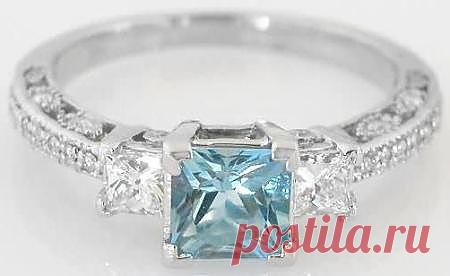 Украшения с аквамарином – это стильно