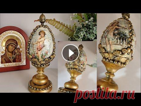 Пасхальное яйцо. Декор. Декупаж Easter egg. Decor. Decoupage Здравствуйте дорогие друзья! В связи с создавшейся ситуацией , в случае закрытия Ютуба оставляю вам ссылочку на мой канал в Дзен :...