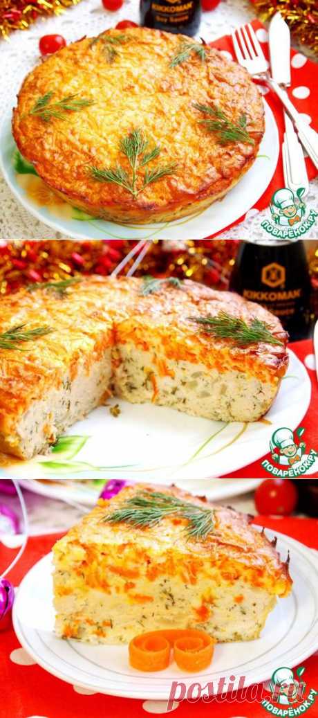 Курино-творожный пирог - кулинарный рецепт