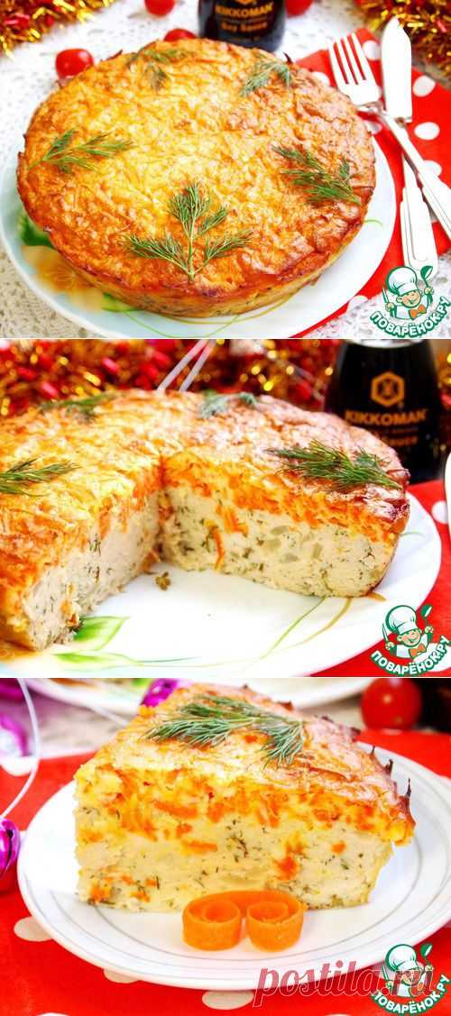 Курино-творожный пирог - кулинарный рецепт