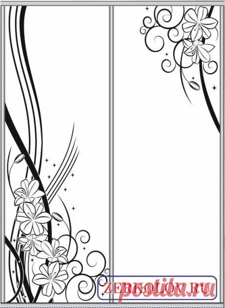 Пескоструйный рисунок цветы | Хороший дизайн: Скинали Фрески Фотообои Пескоструйные рисунки