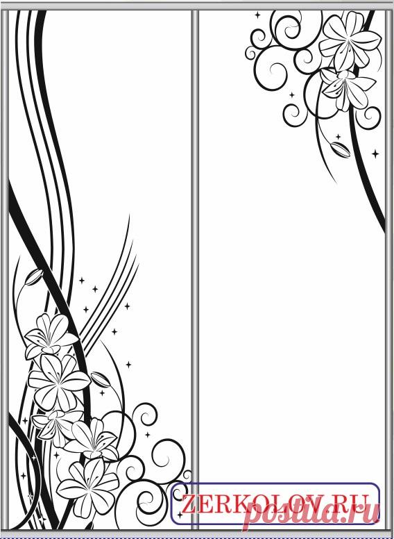 Пескоструйный рисунок цветы | Хороший дизайн: Скинали Фрески Фотообои Пескоструйные рисунки