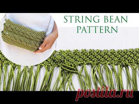 Macrame Tutorial : String Bean Pattern for Macrame Bag Full Video #MacrameArt