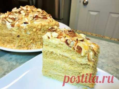 Торт МЕДОВИК за 4 мин. в микроволновке. Домашнее Чаепитие. Honey Cake