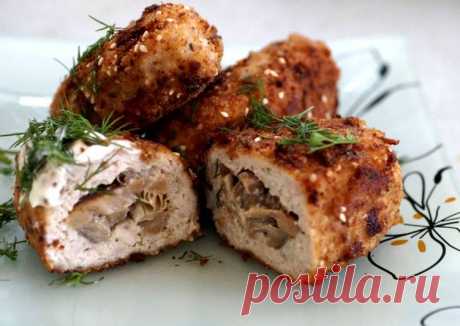 (3) Зразы куриные с грибами - пошаговый рецепт с фото. Автор рецепта Liliya Petrova . - Cookpad