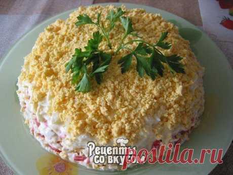 Слоеный салат &quot;Искушение&quot;