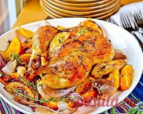 Курица с апельсинами