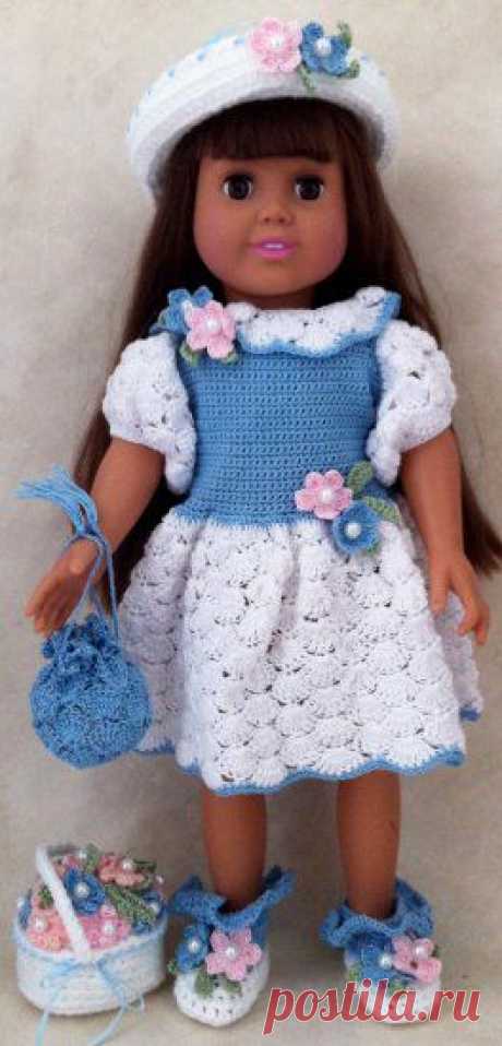 МАМАМ И БАБУШКАМ-1 - что подарить дочурке\внучке: ОДЕЖДА ДЛЯ КУКОЛ крючком...