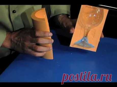 Sugar Glass Video: How To Make Sugar Martini, Champagne &amp; Wine Glasses - YouTube
