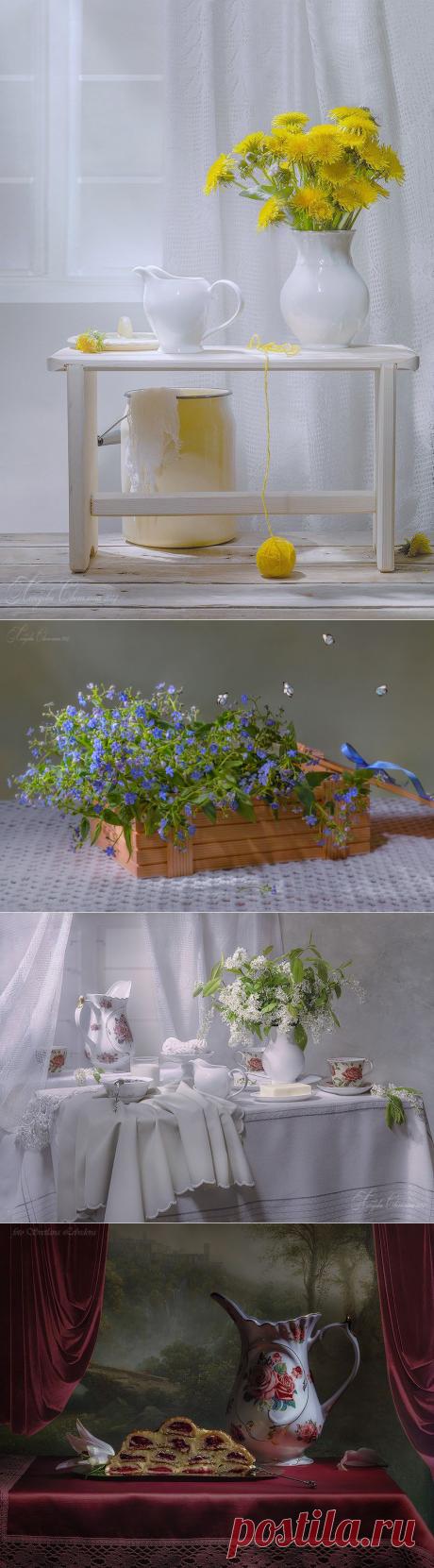 Великолепные натюрморты Светланы Лебедевой.