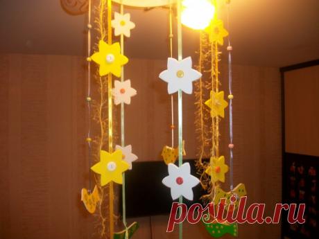 Мастер-класс «Весеннее настроение» (подвесной модуль).