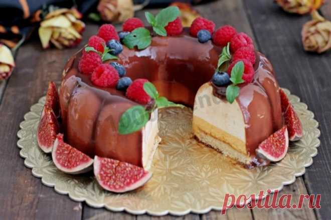 Муссовый торт с манго и шоколадом рецепт с фото пошагово - 1000.menu
