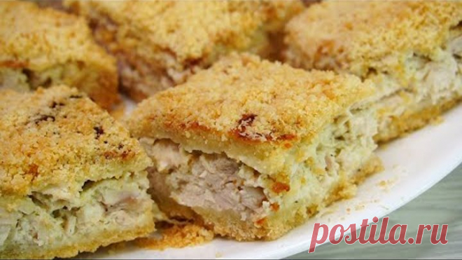 Королевская ватрушка с мясом. Здесь главное удержаться и сразу все не съесть)