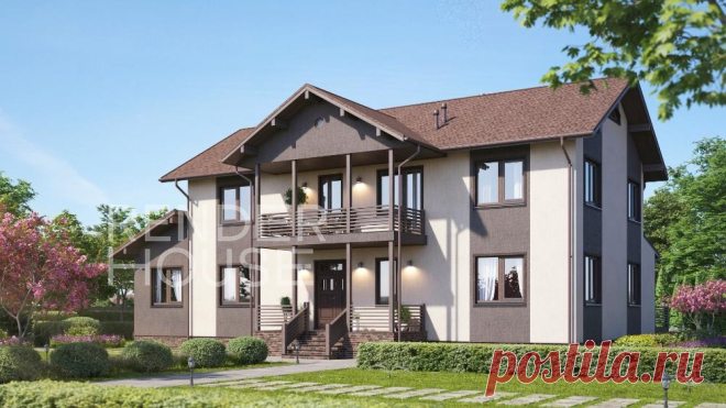 Дом Риверсайд — проекты и строительство под ключ в компании Render House