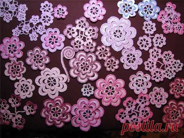 Фото - Мотивы ирландского кружева - фото и схемы