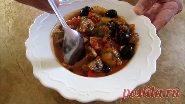 Курица в мультиварке (почти каччиаторе)