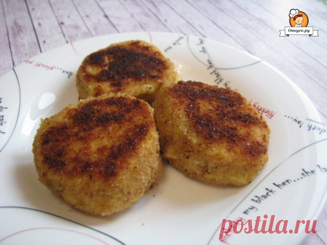 Картофельный котлеты с курицей и сыром - Простые рецепты Овкусе.ру