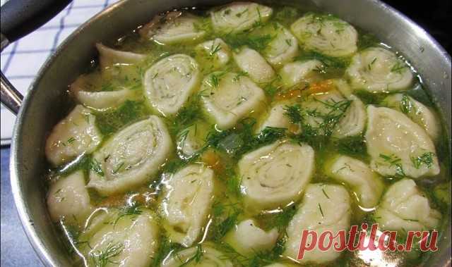 Куриный суп с чесночными галушками | Просто и вкусно