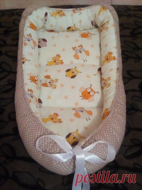 Гнёздышко-кокон для новорожденных купить, заказать