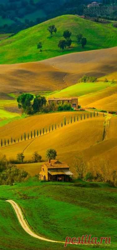 Tuscan Autumn, Pienza  |  Pinterest