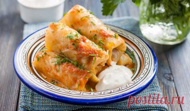 Голубцы с гречкой и мясом, запечённые в духовке