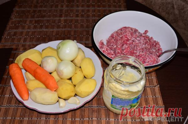 Рецепт: Картофель в мультиварке | с фаршем