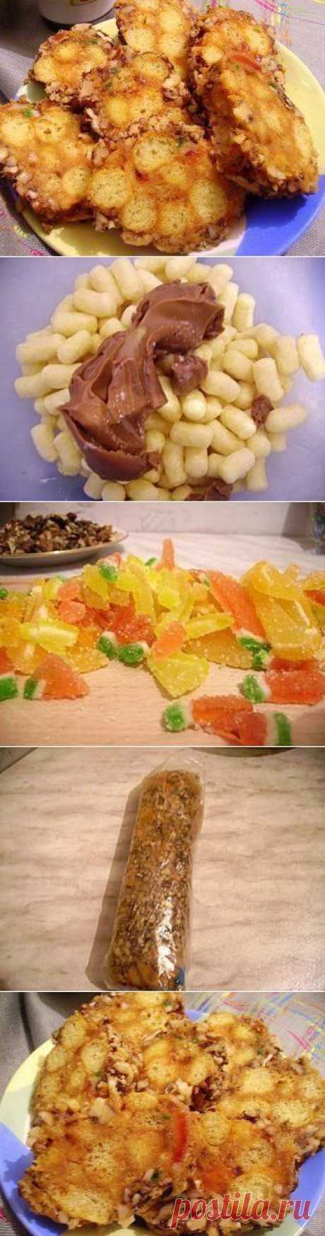 Пирожное из кукурузных палочек