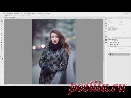 Как создать снег в Photoshop?