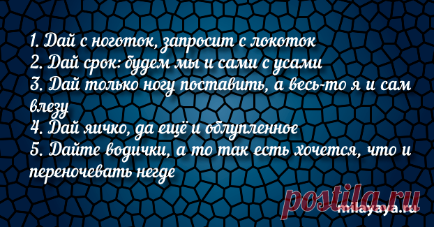 Короткая пословица для женщин в картинках (картинка 100) . Милая Я