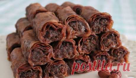 Ferrero rocher baklava