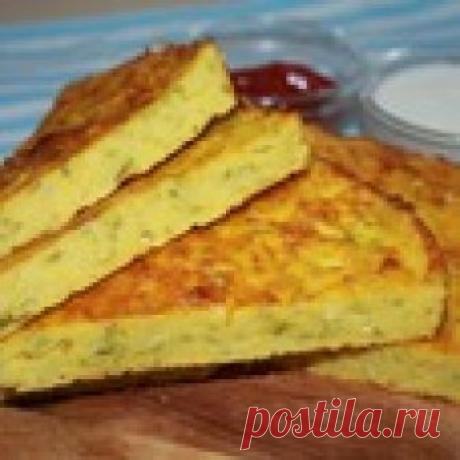Заливной пирог с кабачками Кулинарный рецепт